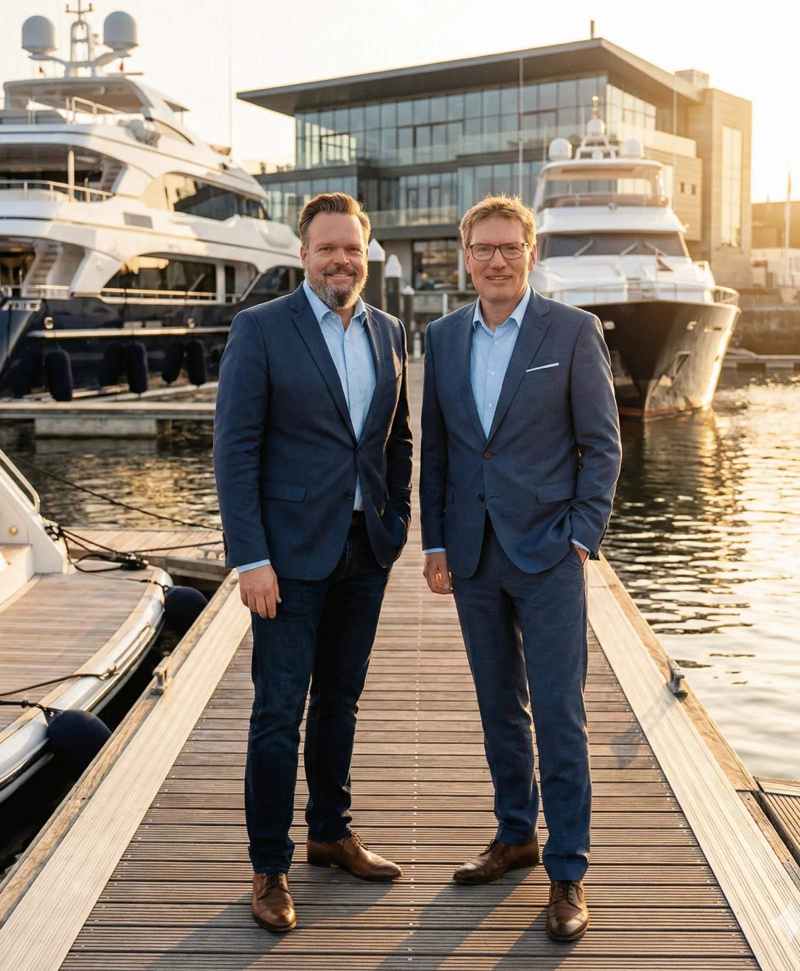 Captain Hands on Wheel